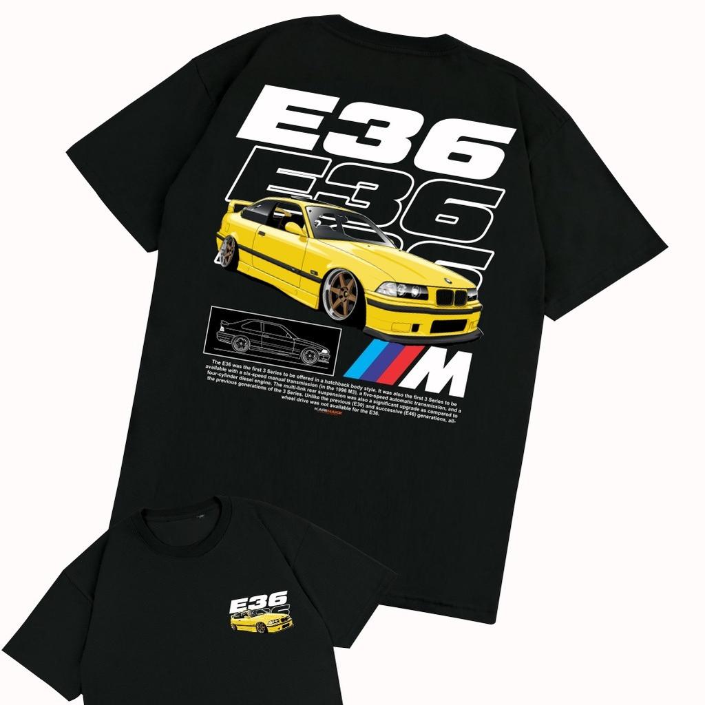 Американская BMW E36 M3 JDM Автокультура Мужские и женские футболки Повседневная летняя Новая ретро мода Уличная одежда 2XL