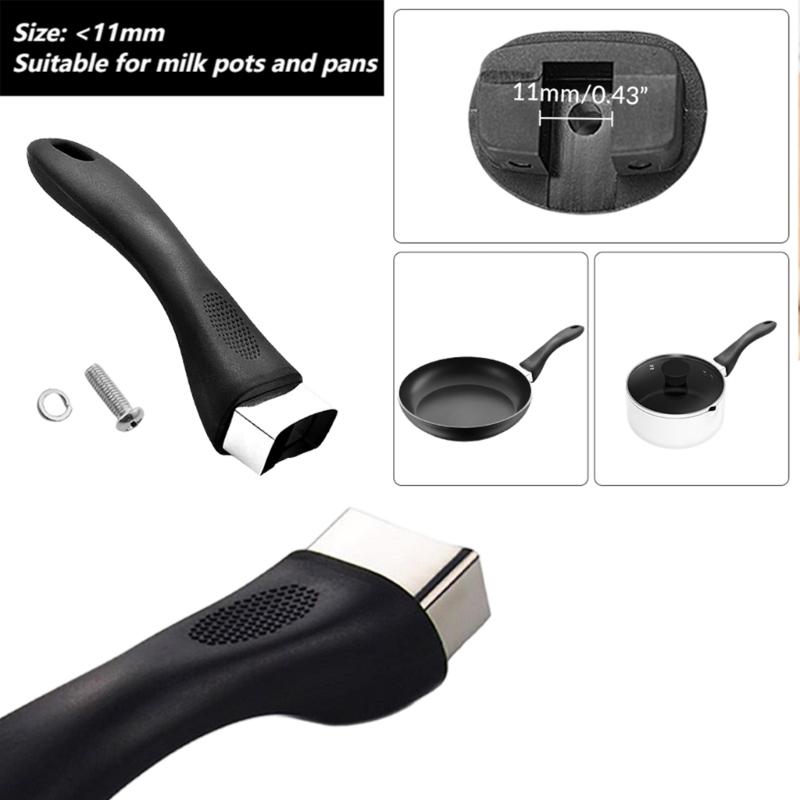 Universeller Langer Griff Ersatz Handgriff Abnehmbarer Griff Handgriff Kochgeschirr Topfdeckelgriff Kochzubehör
