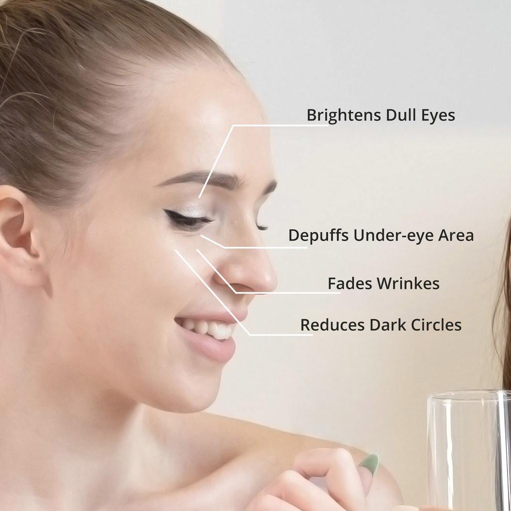 Curcumin VC Eye Cream VC Brightening Eye Cream Moisturizes Fades Fine Lines And Lightens Black Circles Under The Eyes