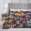 Warm Soft BlanketGirls Boys Travel Littlest Pet Shop Throw Blanket  Flannel Bedspread For Couch Chair Sofa Bed Novelty