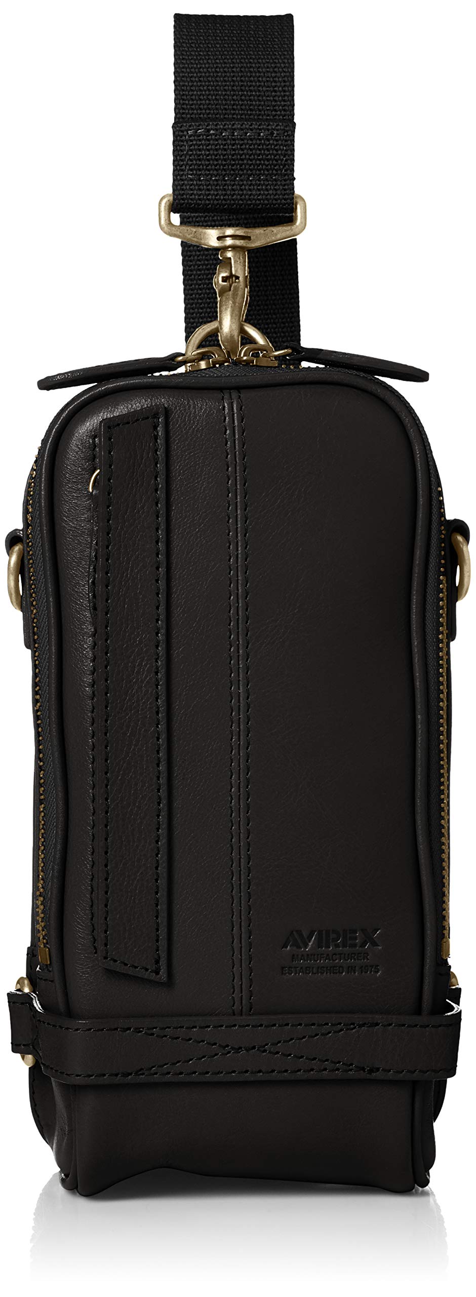 

Omnidirectional 2way Leather Body Bag AVX5610 Black [Avirex] чорний