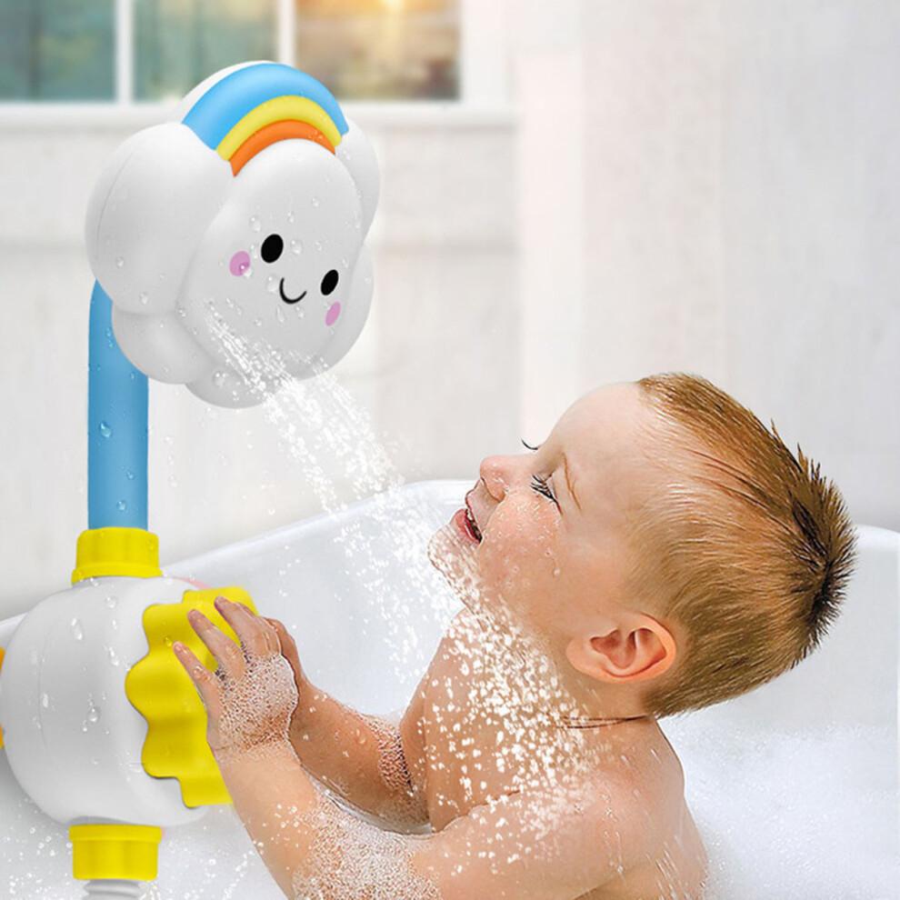 Jouet de douche à pompe à eau automatique, en plastique durable sans BPA pour le bain de bébé, moteur magnétique assurant un fonctionnement