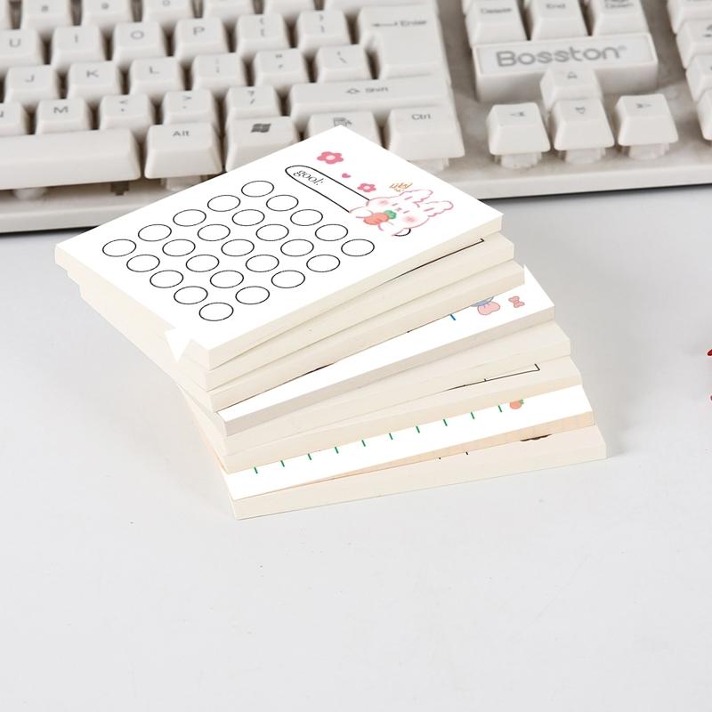 50-sheet Note Pad Message Notes Chesk List To Do List Memo Writing Pads Scarpbook Stationery Office School Supplies