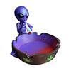 Alien Smoking Ashtray Outdoor Ash Tray Resin Ashtray Home Ashtray for Home Office Ornament Gift