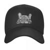New Solid Color Men's and Women's Baseball Caps Printed Bulldog Outdoor Fashion Trend Cap