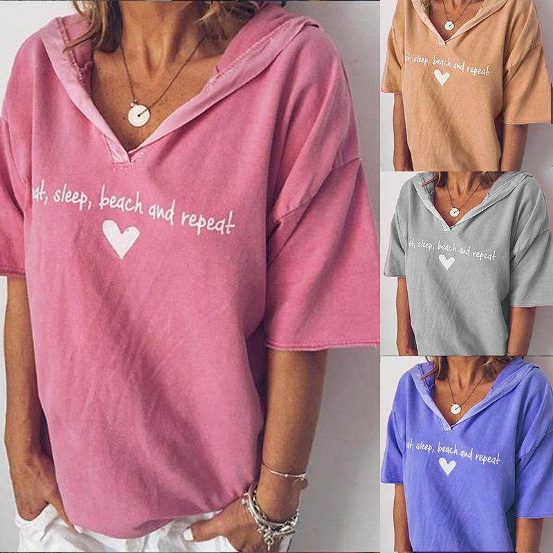 Sleeve Short Women Loose T Shirts Fashion Ladies Summer Casual Blouse Tops Shirt