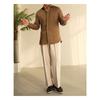 Mens Vintage Slim Fit Long Sleeve Breathable Casual Gentleman Shirt