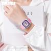 Waterproof plastic outdoor sports children's leisure digital button pin buckle student electronic watch