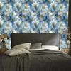 Ink Blue, Turquoise and Gray Wallpaper for Living Room and Bedroom 50x1000