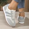 Fashion 2025 Fashion Women's Casual Sneakers Lightweight Non Slip Sports Shoes for Women Lace Up Breathable Gray Sneakers Plus Size 43