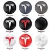 SGD4  4Pcs 56mm Car Wheel Center Hub Caps Emblem Stickers Auto Rim Cover Accessories For Tesla Model 3 S X Y Roadster SpaceX