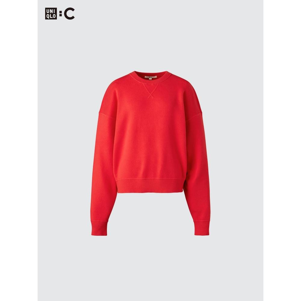 Uniqlo Suéter de Algodón Suave con Cuello Redondo de Japón