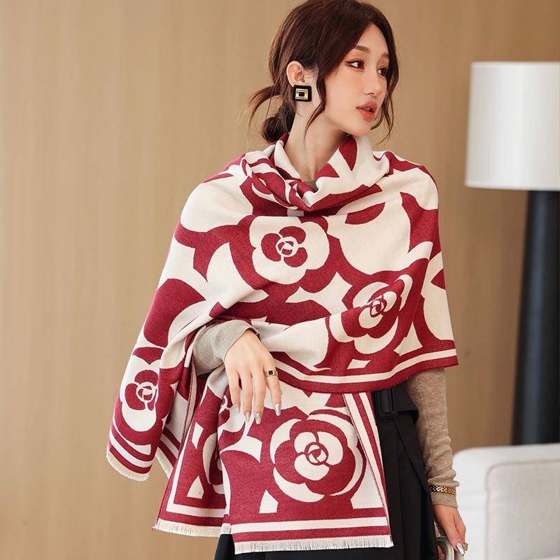 Pashmina-Schal zum Anziehen am Abend, Schals für