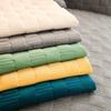 Modern Quilted Plain Couch Cover Sectional Seater Thick Seat Cover Non -Slip Velvet Recliner Chair Slipcover Sofa Cushion
