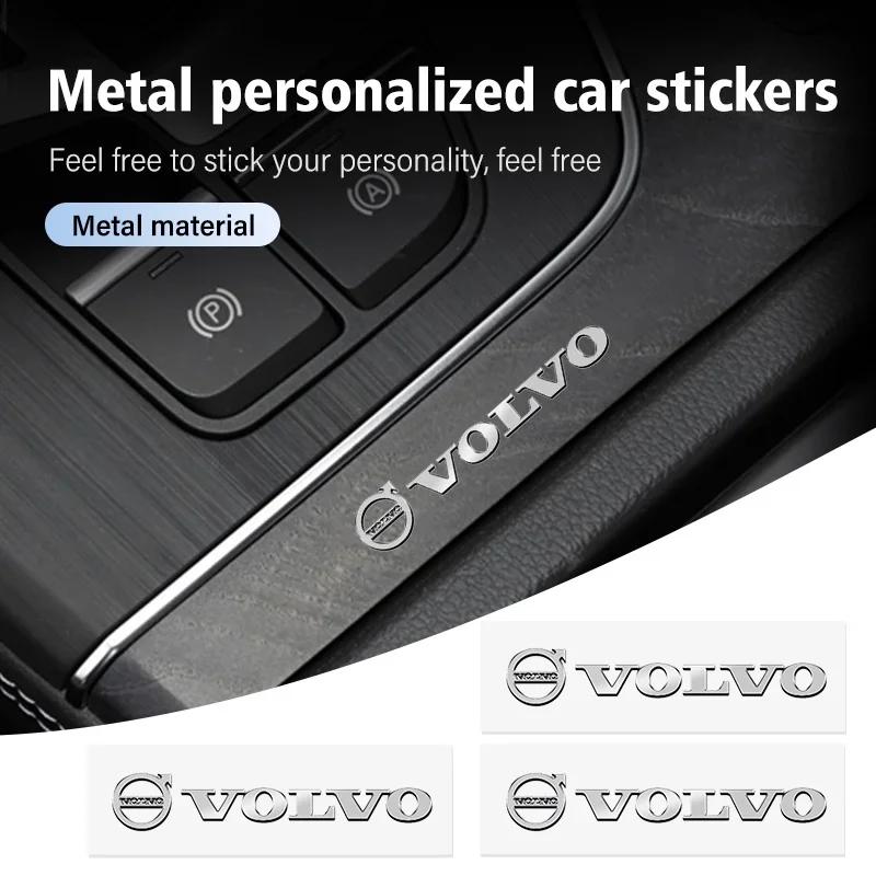 New 3D Metal Car Styling Sticker Hollow Decals Motorcycle Badge Cap Accessories for New Volvo V60 V40 XC90 S60 C30 XC60 V50 V70