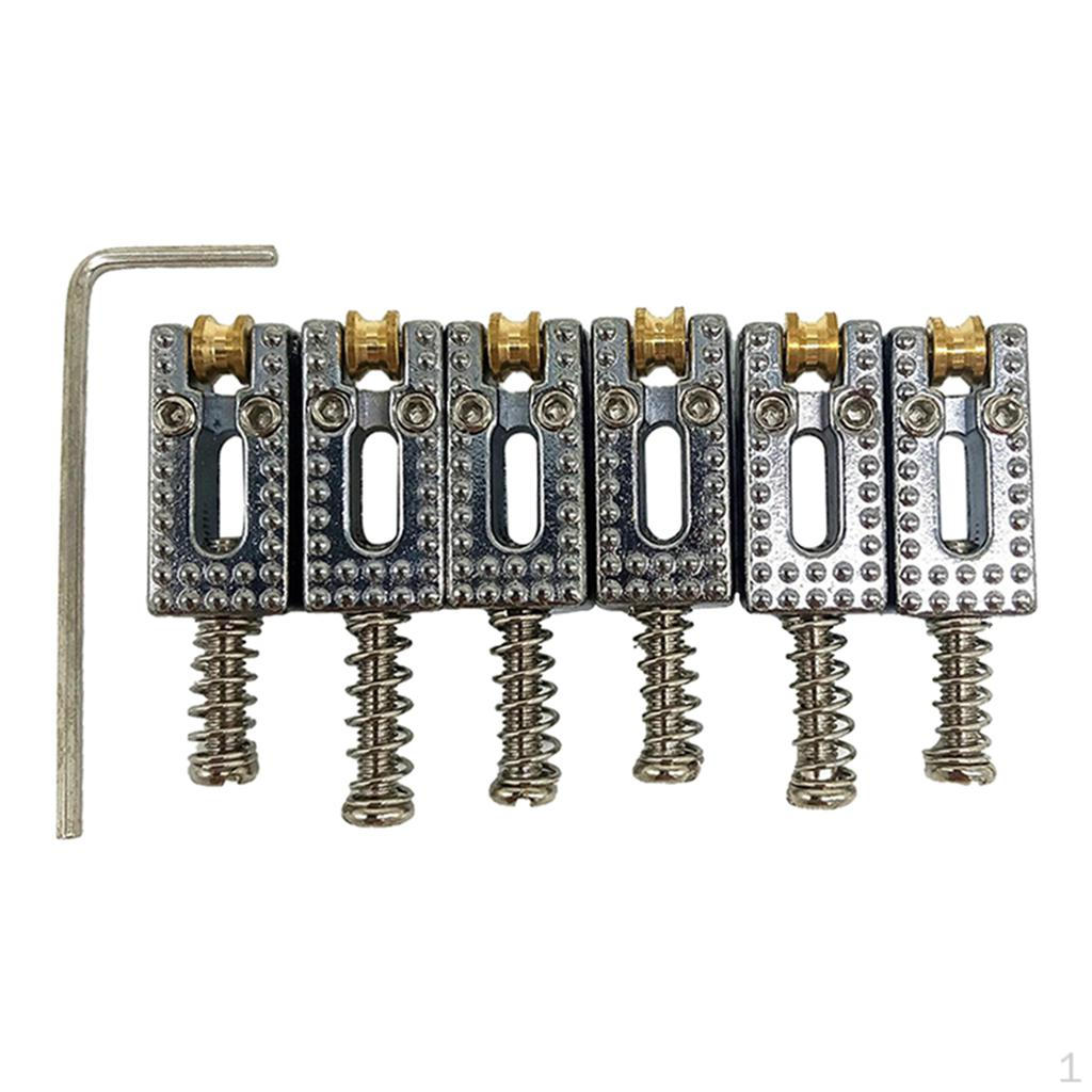 

Седла для бриджа Alloy Roller Tremolo для электрогитар ST Instrument серебряный