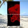Red Tiger Beach Towel Patterned Sunscreen And Windproof Suitable For Swimming Pool Camping Travel