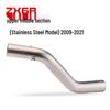 ZX6R 636 Motorcycle Titanium Exhaust Front Section (09-21 Models)
