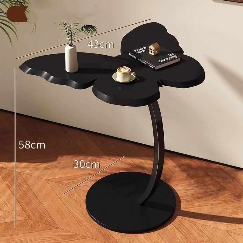 Small Coffee Table, Sofa Side Table, Movable Minimalist Side Table, Bedside Butterfly Shelf, Balcony Tea Table