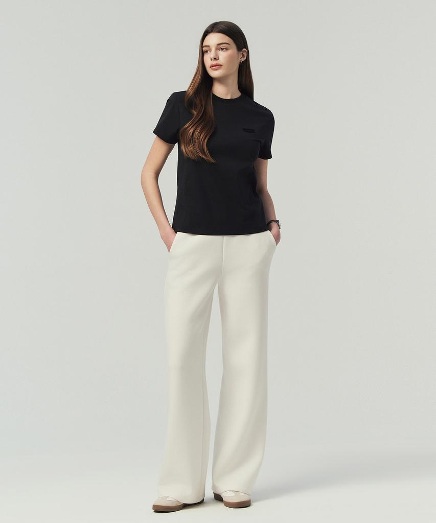 DUVETICA Soletto Wide N (Light Ivory) (Women'S Pants)