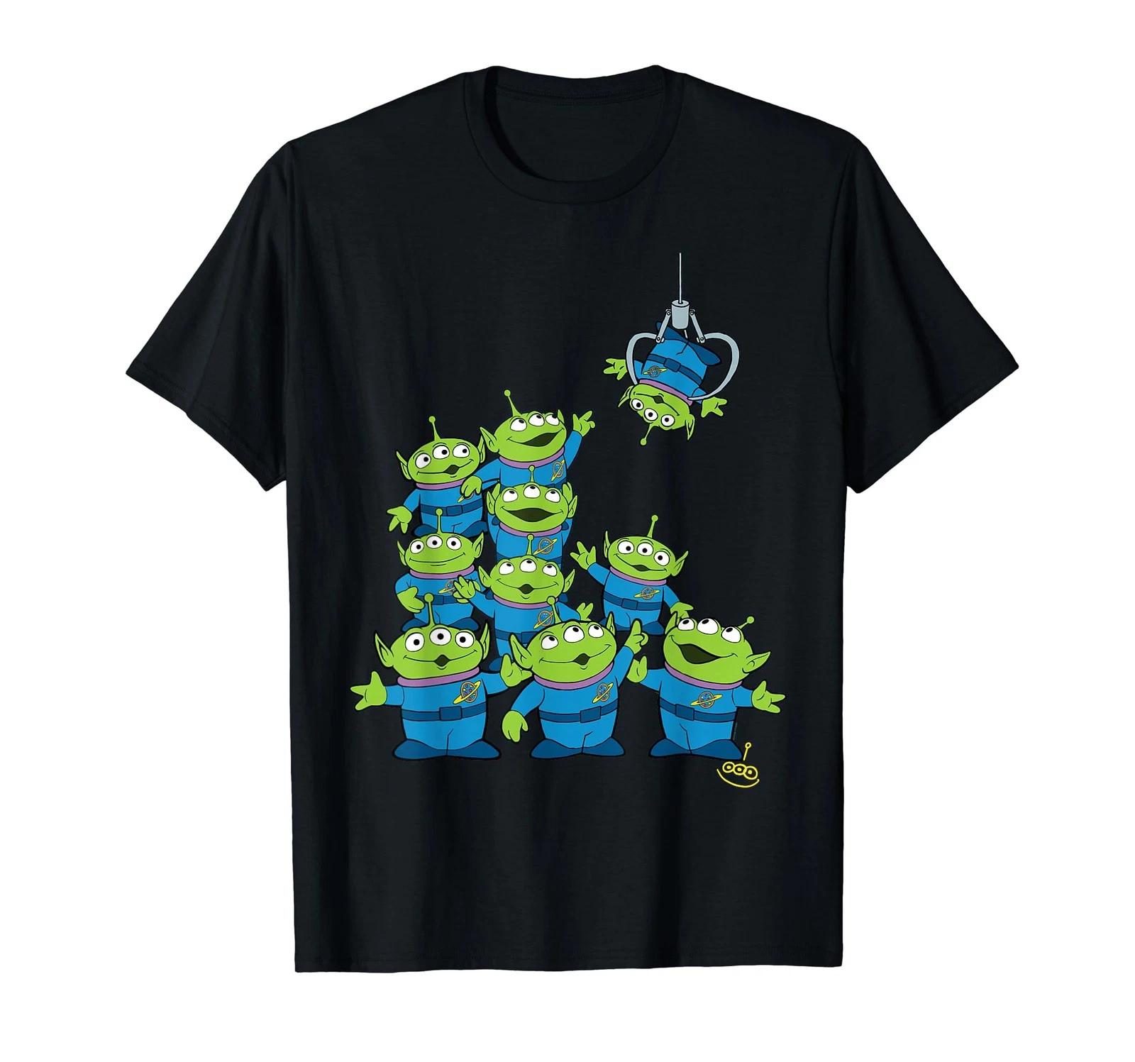 Disney Pixar Toy Story Alien & Crane Signed T-Shirt_ L