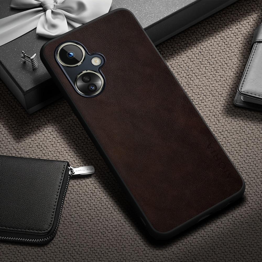 Phone Case - Luxury Retro Faux Leather Phone Case for Oneplus Nord CE CE5 CE4 CE3 CE2 Lite 5G N30 Matte Soft Bumper Hard Back Cover  Case