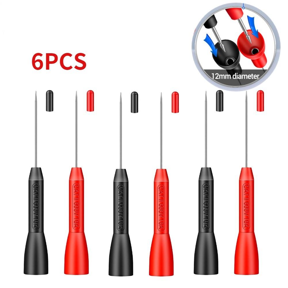 Test Probes Multimeter Needle Nondestructive PVC+Brass