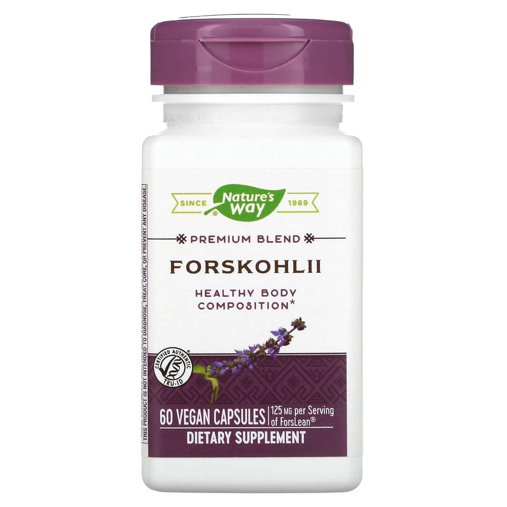 Nature'S Way, Forskohlii, 125Mg, 60 Veggie Caps