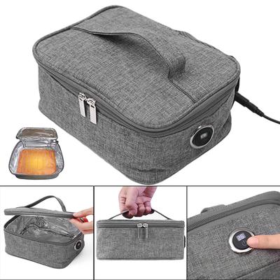 USB Rechargeable Portable Electric Lunch Bag Food Heater Warmer Portable Lunch Warmer Reusable Insulated Lunch Bag 3 Heat Levels