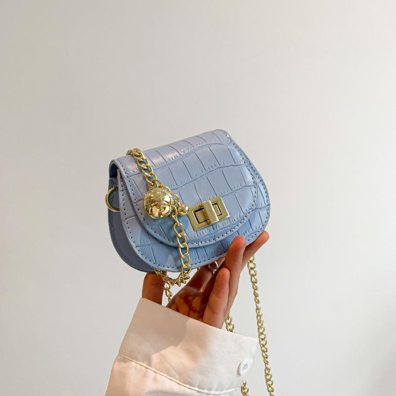 Fashionable Autumn Mini Bag For Women Chic Saddle Shape With Chain Strap