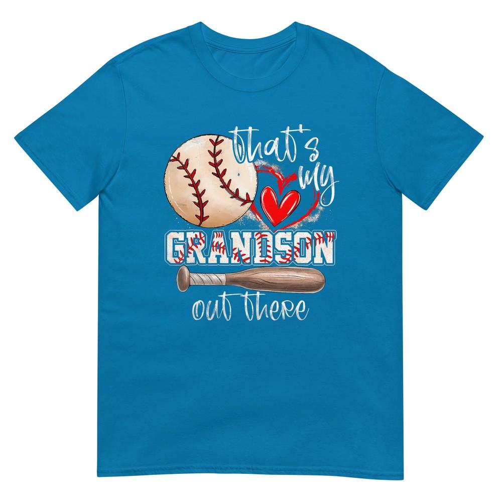Thats My Grandson Out There Baseball Grandma Mothers Day TShirt