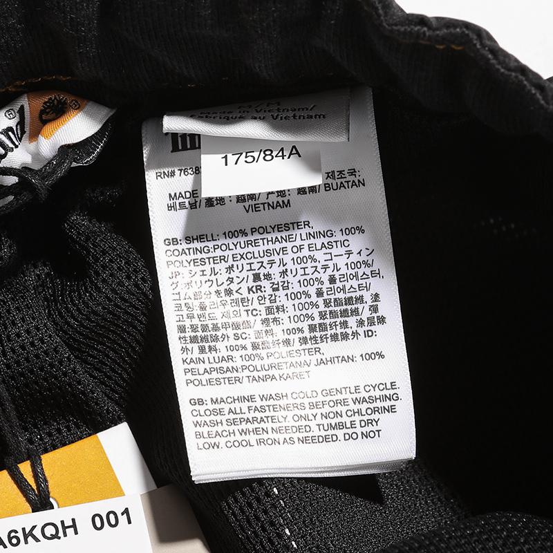 Timberland Windbreaker Pants Men's Black A6KQH-001