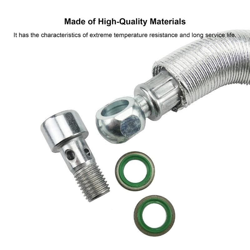 Turbocharger Water Pipe Tube Oil Line Feed Pipe Tube Hose For 55568031 55571900 Dropship