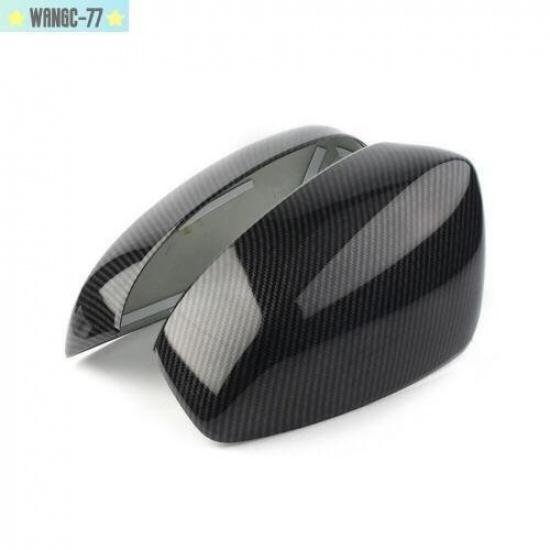 For Mazda 3 Axela 2014-2016 Carbon Fiber Car Rearview Mirror Cover Trim Decor
