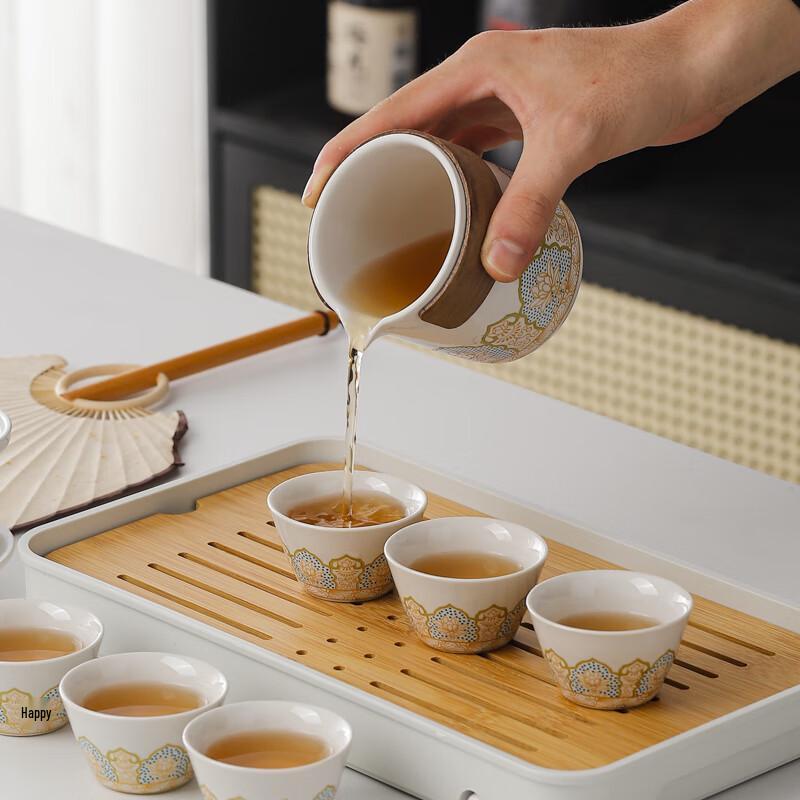 Wo Ding Classic Ceramic Travel Tea Set