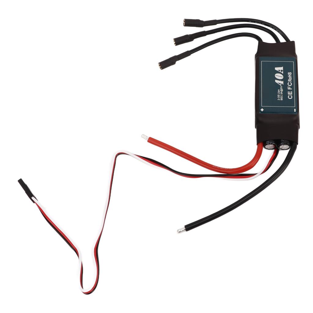 40A RC Electric Speed Controller Empty Mold Silicone Copper RC Brushless Motor ESC for Replacement