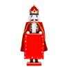 Christmas Nutcrackers Ornament Small Wooden Soldier Christmas Decorations Nutcrackers Figure Ornament for Table Shelf