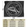 Stars Treks Discovery Enterprise Crest Blanket  For Living Room Airplane Travel Flannel Bedspread Bed Cover