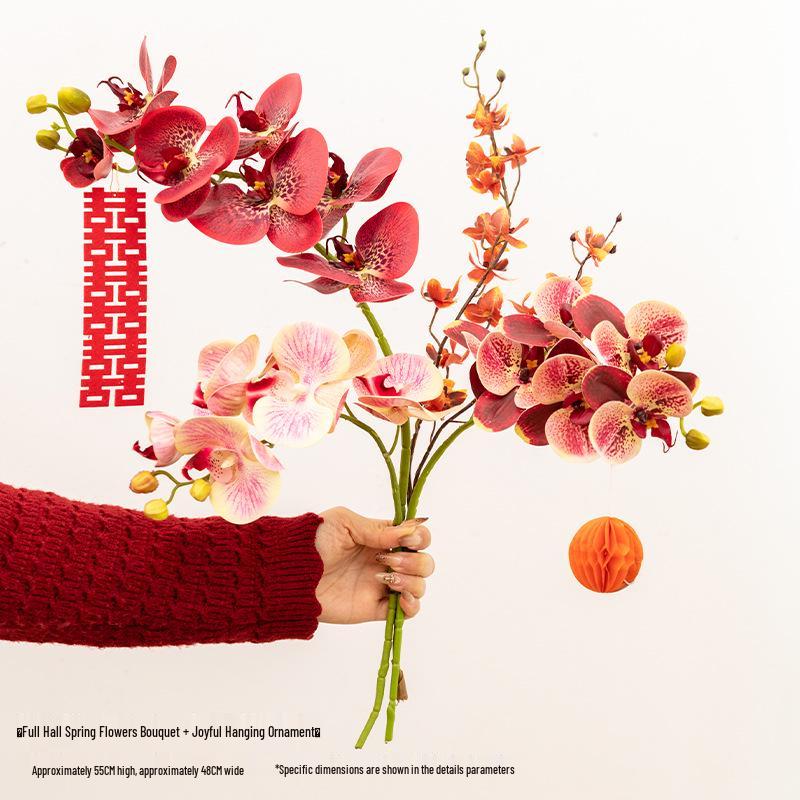 Elegant Floral Arrangement Ornament for Weddings and Home Décor