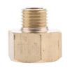 Leak proof Hose Adapter Golden 3cm 1.18inch For Pressure Brass Connector