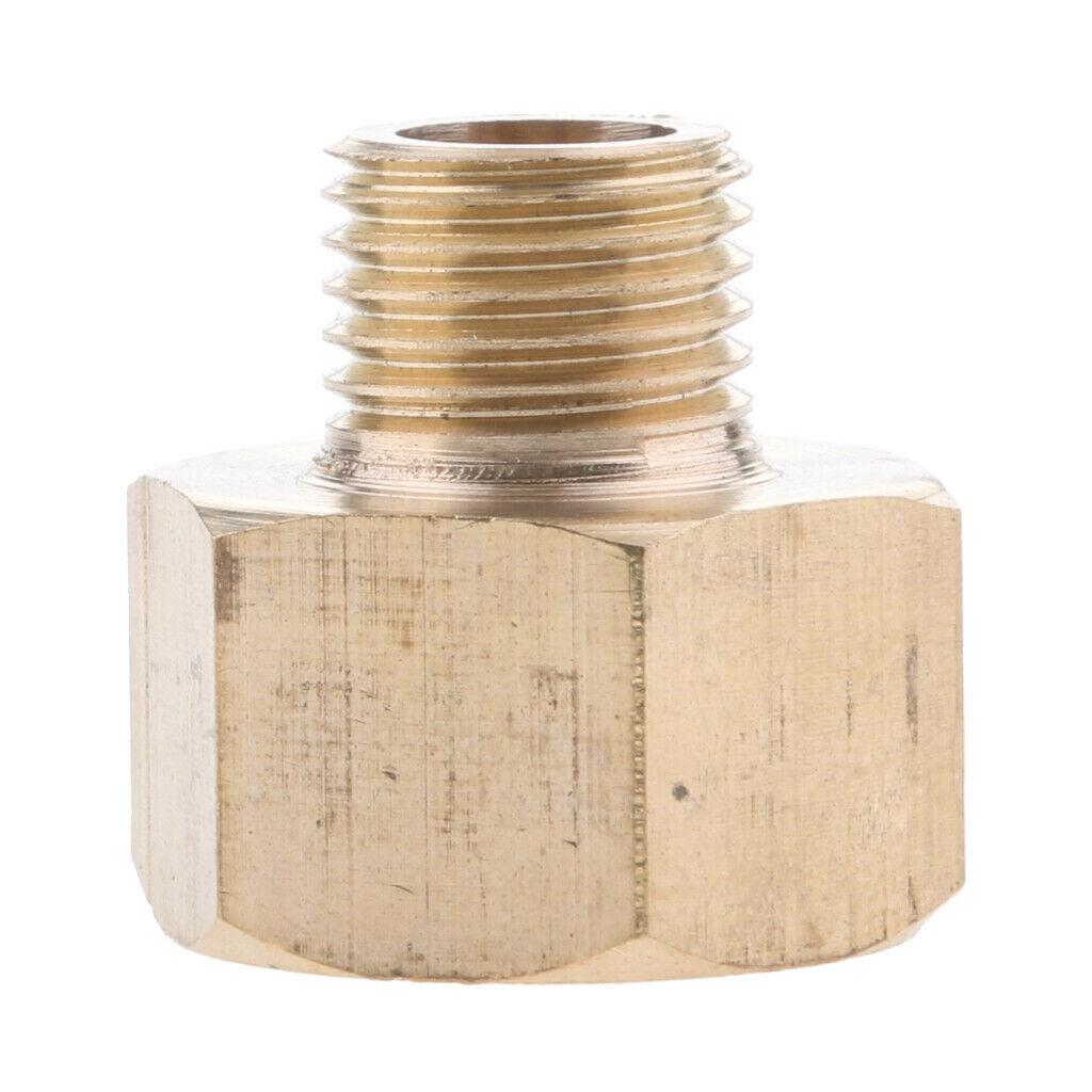 Leak proof Hose Adapter Golden 3cm 1.18inch For Pressure Brass Connector
