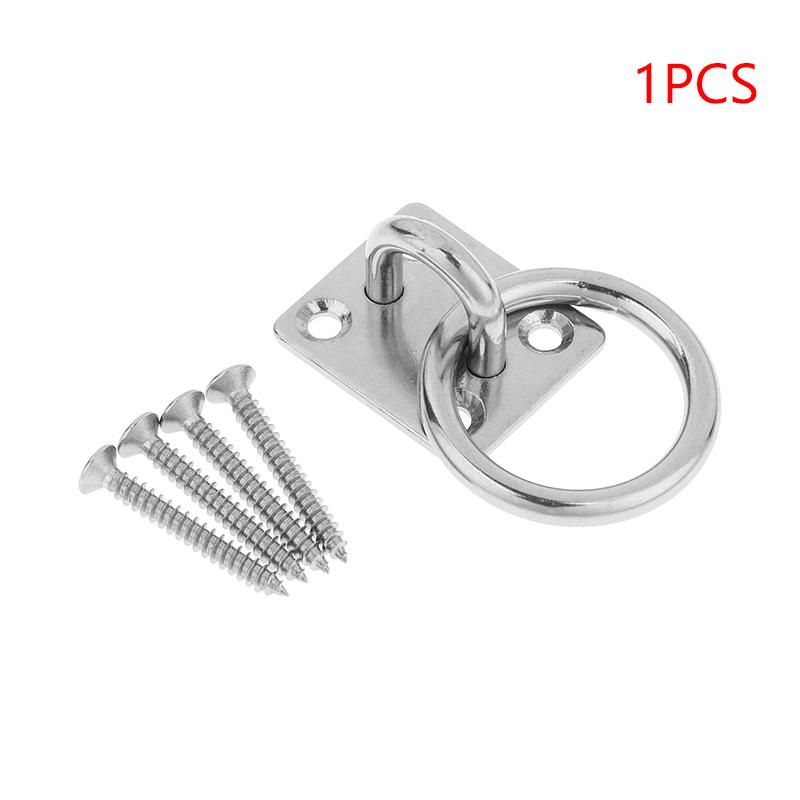 

3.5*3cm High Quality Stainless Steel Universal With Ring Marine Eye Plate Stable Rust Protection Boat Cabin Accessories