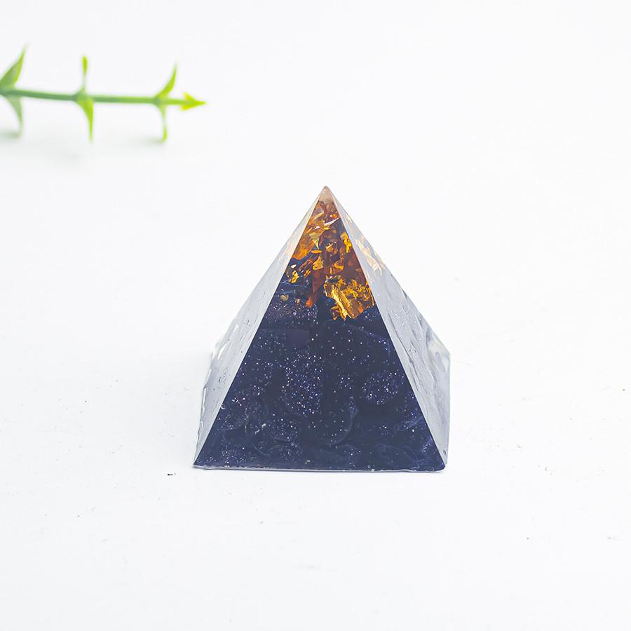 Geometric Crystal Geometric Pyramid Decor For Home Office Gift With Unique Mineral Stones