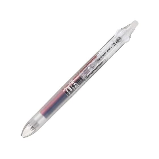 Шариковая ручка Pilot 3-цветная, которая исчезает при трении Frixion Ball 3 Slim 0.38 Бесцветная LKFBS60UFNC