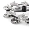 Drum Cymbals Hi Hat Tambourine Steel Bells with Row Jingles Portable Percussion Instrument Bright Sound Instrument