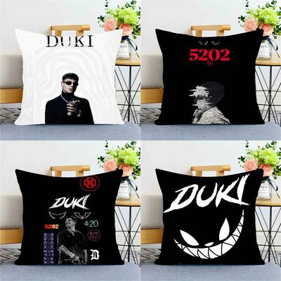 1PC Rapper D-Duki Pillow Case Square Bedroom Sofa Leisure Comfort Cushion Car Home Decoration