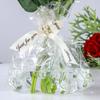 Transparent Glass Flower Wrapping Paper