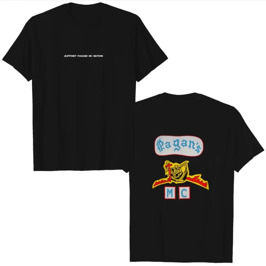 

Pagans Motorcycle Club Support T-Shirt Double-Sided Heavyweight Tee for Riders High-end Luxury Is for Both Men and Women Top Y2k 4XL