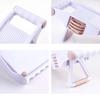 Stainless Steel Manual Vegetable Cutter, Kitchen Slicer, Interchangeable Blades, Mandoline Potato Peeler, Carrot Grater, Dicer,