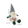 30cm Collectible Gnomes Figurine with Realistic Resin Face Sequins Cloth Fabric Plush Dwarf Doll for Christmas Decors